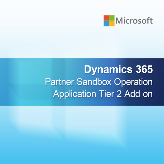 Dynamics 365 Partner Sandbox Operasjon Applikasjonsnivå 2 Tillegg