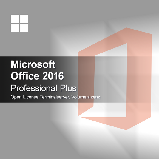 Microsoft Office 2016 Professional Plus Open License Terminalserver, volymlicens