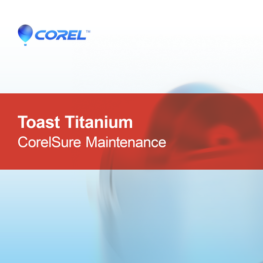 Toast Titanium CorelSure vzdrževanje