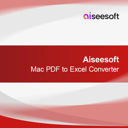 Aiseesoft Mac PDF do Excelu převodník