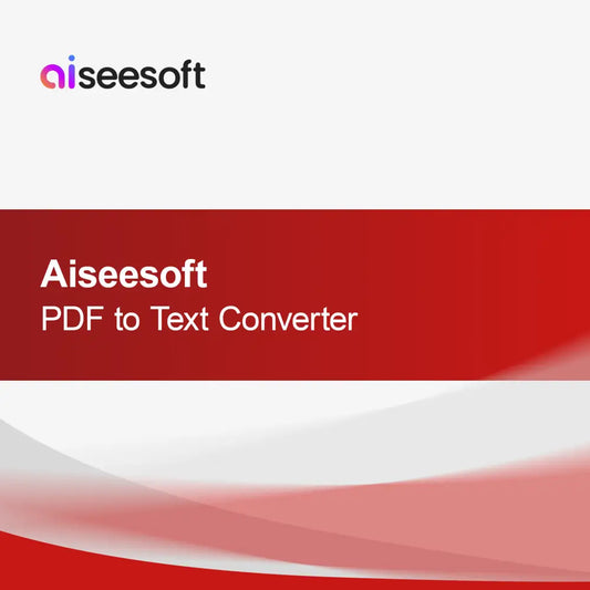 Aiseesoft PDF do textu převodník