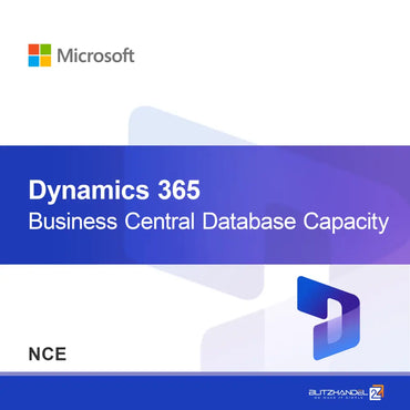 Dynamics 365 Business Central Databasekapasitet (NCE)