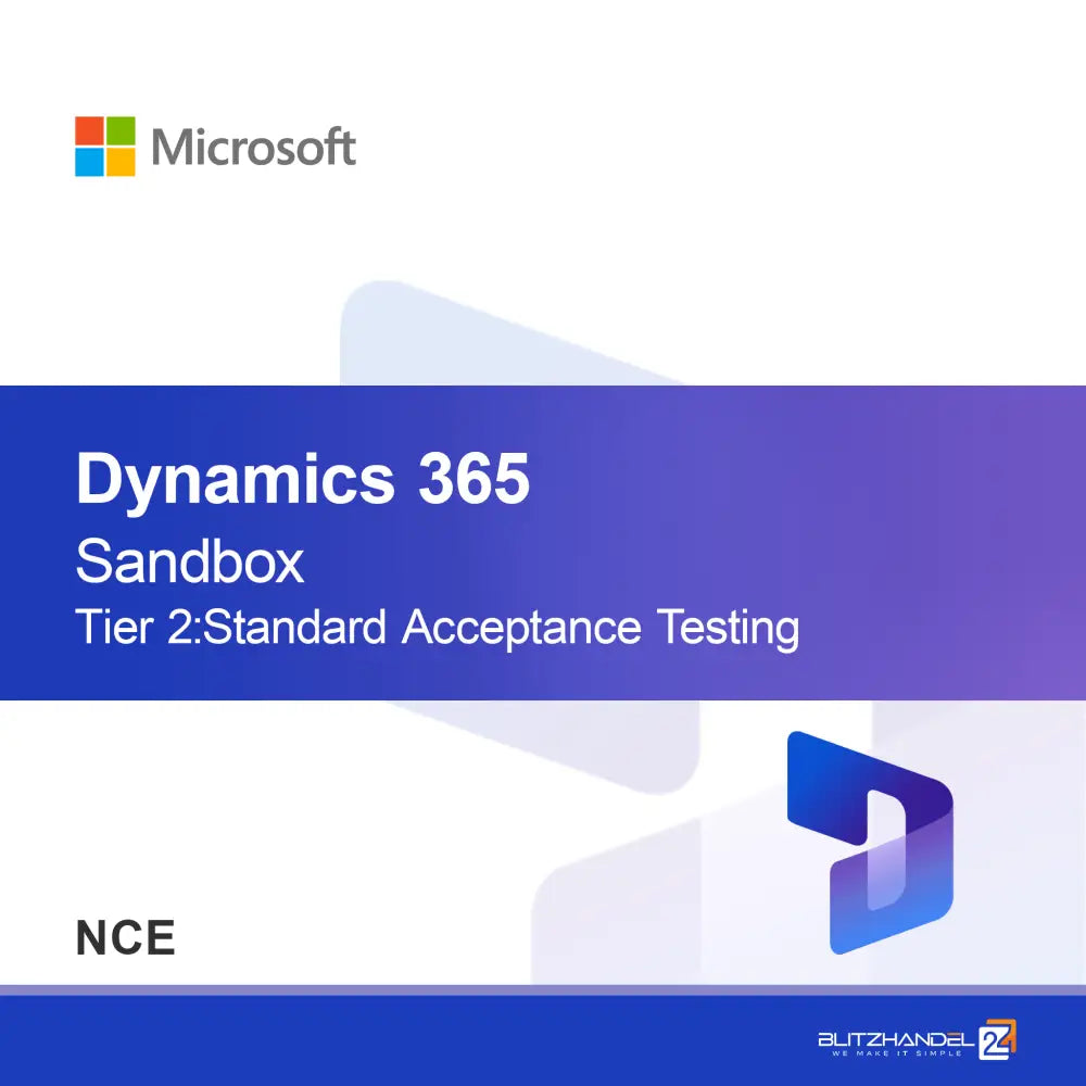 Dynamics 365 Operations - Sandbox Katman 2: Standart Kabul Testi
