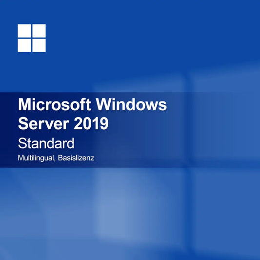 Microsoft Windows Server 2019 Standard, wielojęzyczny, licencja podstawowa