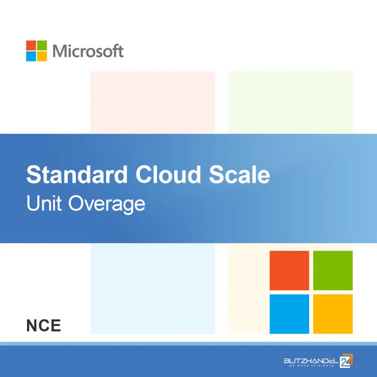 Standard Cloud Scale-enhet Overage (NCE)