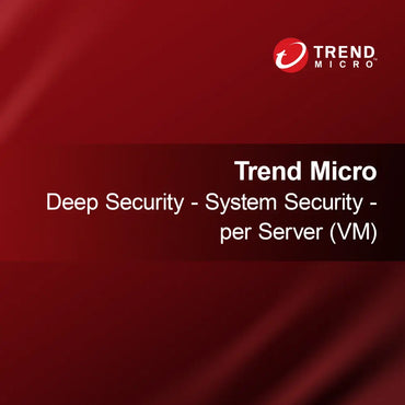 Trend Micro Deep Security - Bezpieczeństwo systemu - za serwer (VM)